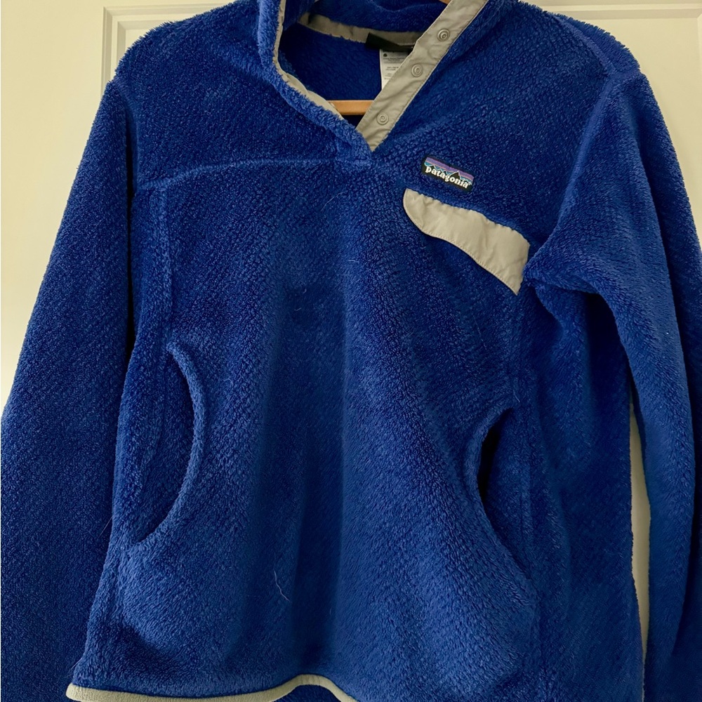 Patagonia Blue Fleece Pullover
